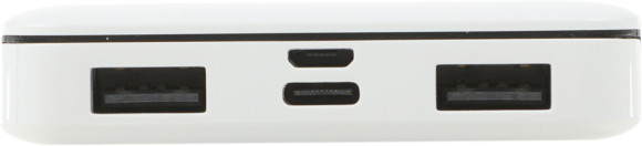 Мобильный аккумулятор Cactus CS-PBFSKT-10000 10000mAh 10.5W 2.1A 2xUSB-A/USB-C белый Мобильный аккумулятор Cactus CS-PBFSKT-10000 10000mAh 10.5W 2.1A 2xUSB-A/USB-C белый