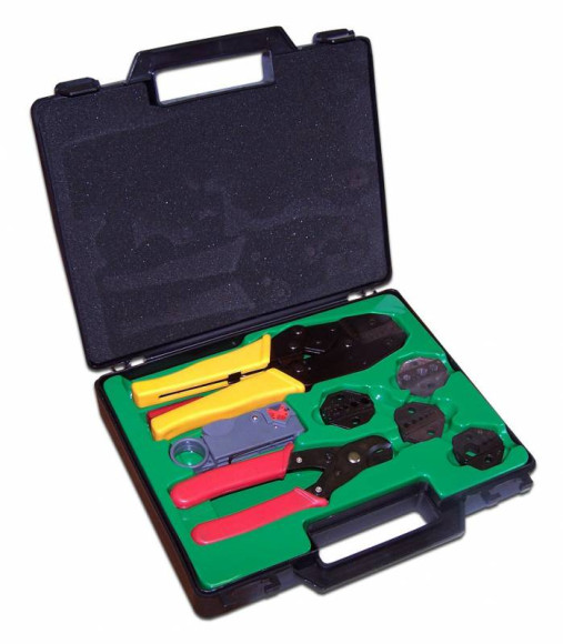 Пистолет Lanmaster TWT-CV-TOOL для стяжек синий