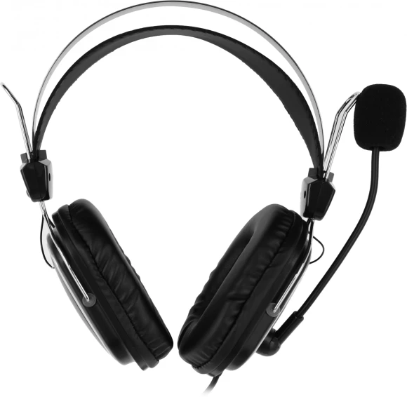 Наушники с микрофоном A4Tech HU-50 черный 2м накладные USB оголовье Наушники с микрофоном A4Tech HU-50 черный 2м накладные USB оголовье