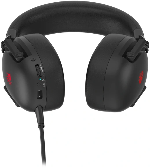 Наушники с микрофоном A4Tech Bloody GR585 черный мониторные BT/Radio/3.5mm оголовье