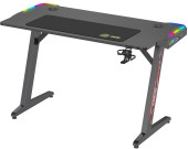 Стол игровой Cactus CS-GTZ-BK-RGB столешница ДСП черный каркас черный 127x63.5x76см