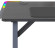 Стол игровой Cactus CS-GTZ-BK-RGB столешница ДСП черный каркас черный 127x63.5x76см