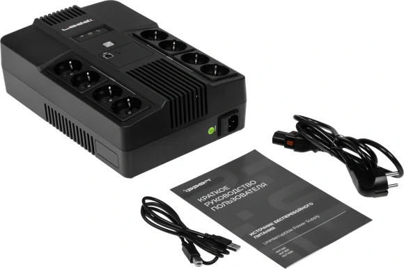 Источник бесперебойного питания Ippon Nut 650 360Вт 650ВА черный Источник бесперебойного питания Ippon Nut 650 360Вт 650ВА черный