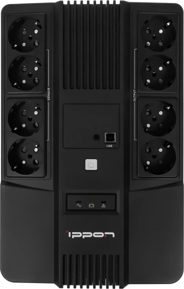 Источник бесперебойного питания Ippon Nut 650 360Вт 650ВА черный Источник бесперебойного питания Ippon Nut 650 360Вт 650ВА черный