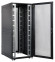 Шкаф серверный ЦМО (ШТК-СП-48.8.12-48АА-9005) напольный 48U 800x1130мм пер.дв.перфор. задн.дв.перфор.2-хст. 2 бок.пан. направл.под закл.гайки 1350кг черный 890мм 170кг 180град. 2215мм