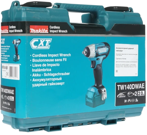 Гайковерт Makita TW140DWAE аккум. патрон:квад.3/8" (кейс в комплекте) Гайковерт Makita TW140DWAE аккум. патрон:квад.3/8" (кейс в комплекте)