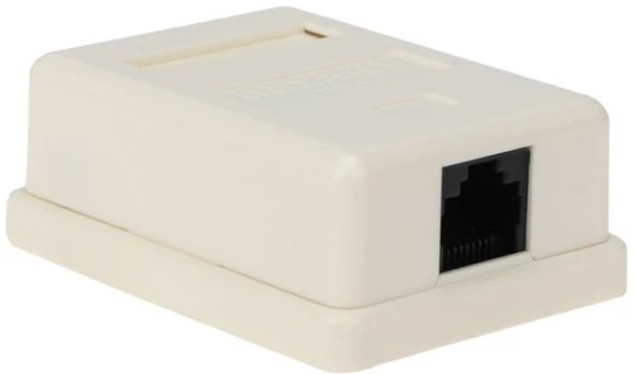 Розетка Rexant 03-0121 комп.RJ45 1 кат.5E UTP бел.