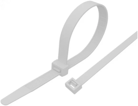 Стяжка пластиковая Rexant 87-1301 300x4.8мм (упак:100шт) нейлон внешний (-60/+85) белый