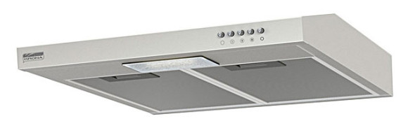 Вытяжка козырьковая Krona Jessica slim 600 белый управление: кнопочное (1 мотор)