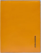 Обложка для паспорта Piquadro Blue Square PP1660B2/G желтый натур.кожа Обложка для паспорта Piquadro Blue Square PP1660B2/G желтый натур.кожа