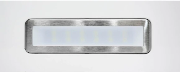 Вытяжка встраиваемая Lex Hubble G 500 WH белый/стекло белое управление: кнопочное (1 мотор)