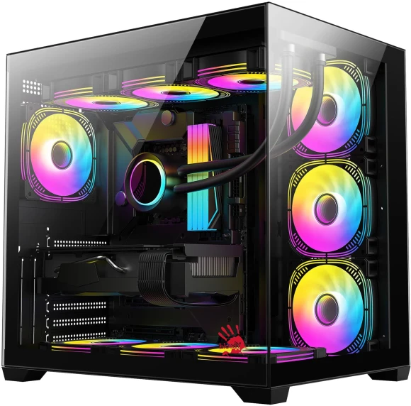 Корпус PcCooler MA100 Mesh Wh белый без БП ATX 5x120mm 2xUSB2.0 1xUSB3.0 audio bott PSU