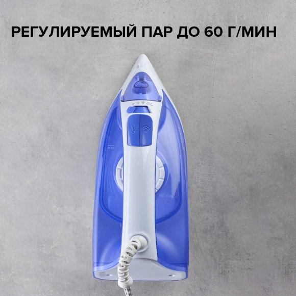 Утюг Scarlett SC-SI30K23 2200Вт белый/синий Утюг Scarlett SC-SI30K23 2200Вт белый/синий