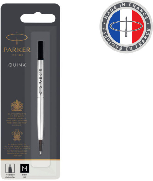 Стержень роллер Parker Quink Z01 (1950323) M 0.7мм черные чернила блистер