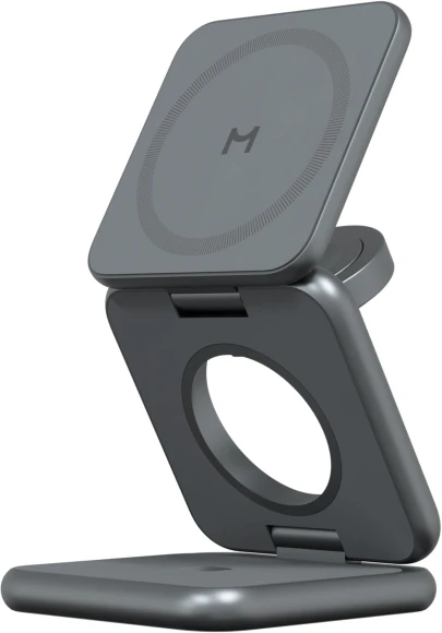 Автомобильное зар./устр. Magssory cch002 45W 3A+2.25A (PD+QC+AFC) USB Type-C универсальное темно-серый