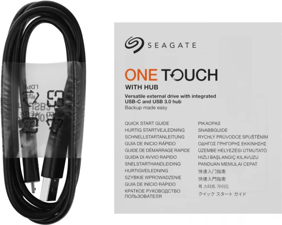 Жесткий диск Seagate USB3.0 6TB STLC6000400 One Touch 3.5" черный