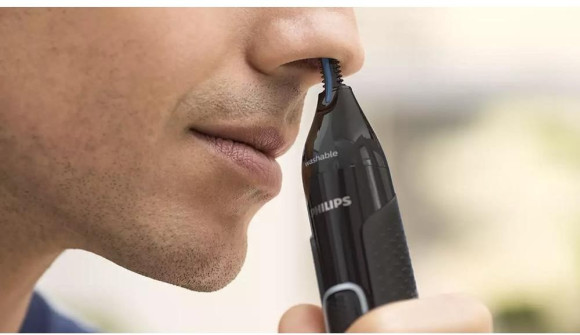 Триммер Philips NT5650/16 черный (насадок в компл:4шт) Триммер Philips NT5650/16 черный (насадок в компл:4шт)