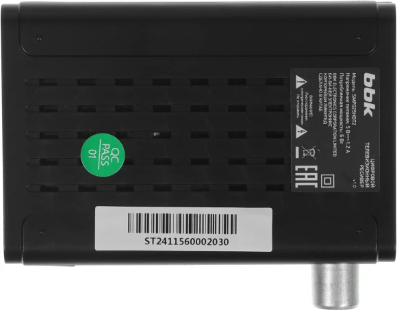 Ресивер DVB-T2 BBK SMP025HDT2 черный Ресивер DVB-T2 BBK SMP025HDT2 черный