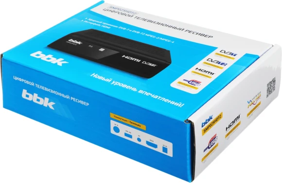 Ресивер DVB-T2 BBK SMP025HDT2 черный Ресивер DVB-T2 BBK SMP025HDT2 черный
