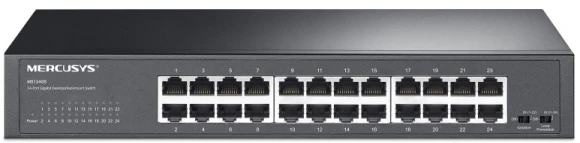 Коммутатор Mercusys MS124GS (L2) 24x1Гбит/с неуправляемый