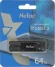 Флеш Диск Netac 64GB U336 NT03U336S-064G-32BK USB3.2 черный