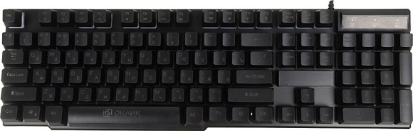 Клавиатура Оклик 780G SLAYER черный USB for gamer LED Клавиатура Оклик 780G SLAYER черный USB for gamer LED