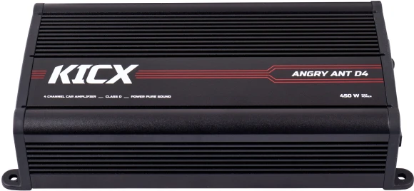 Усилитель автомобильный Kicx Angry Ant D4 четырехканальный