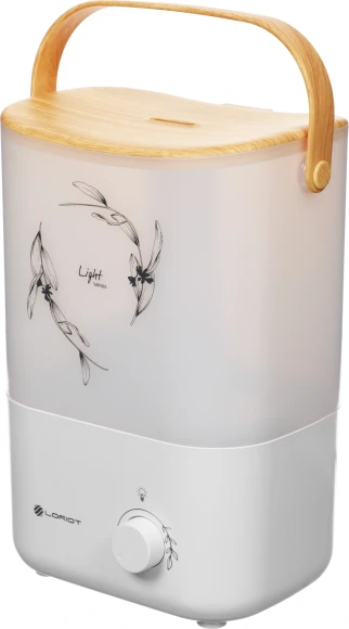 Увлажнитель воздуха Loriot Light 25Вт (ультразвуковой) белый/серый