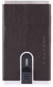 Чехол для кредитных карт Piquadro Black Square PP4825B3R/TM коричневый натур.кожа