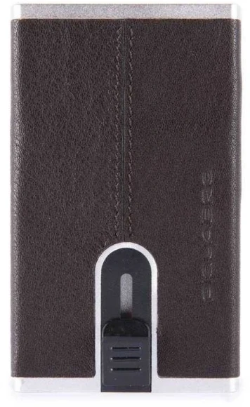 Чехол для кредитных карт Piquadro Black Square PP4825B3R/TM коричневый натур.кожа