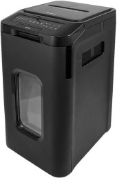 Шредер Heleos АП55-5 белый с автоподачей (секр.P-5) фрагменты 13лист. 55лтр. скрепки скобы пл.карты CD Шредер Heleos АП55-5 белый с автоподачей (секр.P-5) фрагменты 13лист. 55лтр. скрепки скобы пл.карты CD