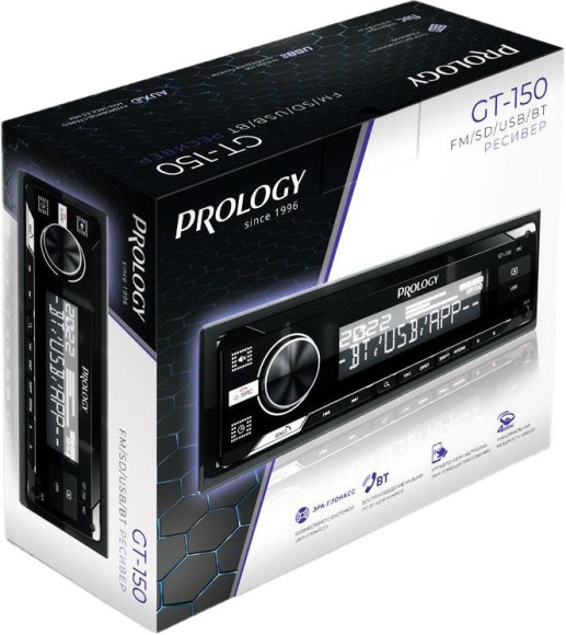 Автомагнитола Prology GT-150 1DIN 4x55Вт v4.2 ПДУ (PRGT150) Автомагнитола Prology GT-150 1DIN 4x55Вт v4.2 ПДУ (PRGT150)