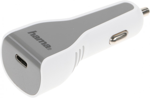 Автомобильное зар./устр. Hama H-183317 30W 3A (PD) USB Type-C для Apple белый (00183317) Автомобильное зар./устр. Hama H-183317 30W 3A (PD) USB Type-C для Apple белый (00183317)