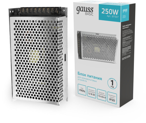 Блок питания Gauss Basic для лен.светод. (BT522)