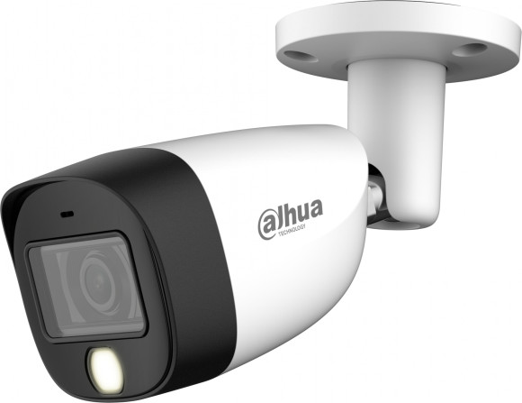 Камера видеонаблюдения аналоговая Dahua DH-HAC-HFW1500CMP-IL-A-0280B-S2 2.8-2.8мм HD-CVI HD-TVI цв. корп.:белый (DH-HAC-HFW1500CMP-IL-A-0280B)
