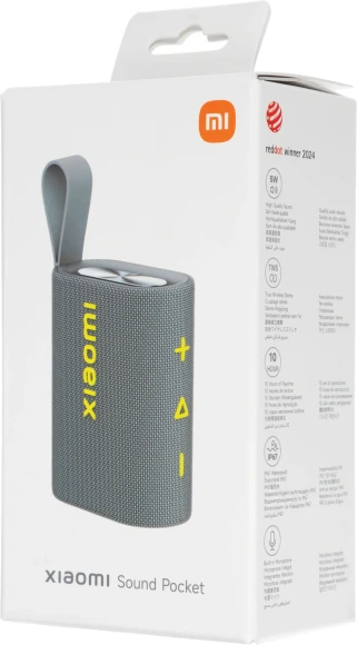 Колонка порт. Xiaomi Sound Pocket S28H-GL розовый 5W 1.0 BT 25м 1000mAh (QBH4380GL)