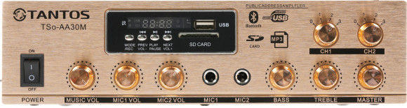 Усилитель Tantos TSo-AA30M выход 100Вт / 30Вт (00-00025068) Усилитель Tantos TSo-AA30M выход 100Вт / 30Вт (00-00025068)