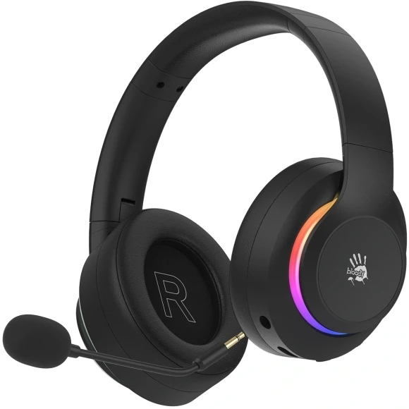 Наушники с микрофоном A4Tech Bloody GR520 черный мониторные BT/Radio/3.5mm оголовье