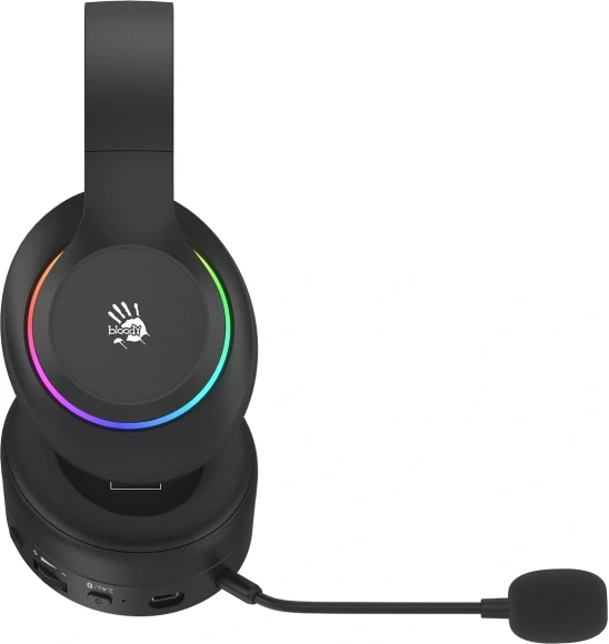 Наушники с микрофоном A4Tech Bloody GR520 черный мониторные BT/Radio/3.5mm оголовье