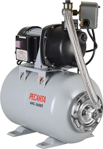 Насосная станция Ресанта АНС-3600П 800Вт 3600л/час центробежный (77/1/1) Насосная станция Ресанта АНС-3600П 800Вт 3600л/час центробежный (77/1/1)