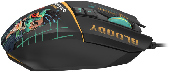 Мышь A4Tech Bloody W63 Max Renegade черный/рисунок оптическая 12000dpi USB (W63 MAX) Мышь A4Tech Bloody W63 Max Renegade черный/рисунок оптическая 12000dpi USB (W63 MAX)