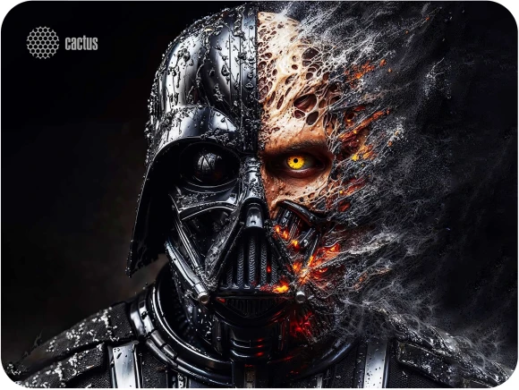 Коврик для мыши Cactus Darth Vader рисунок 400x300x3мм (CS-MP-PRO22XL)