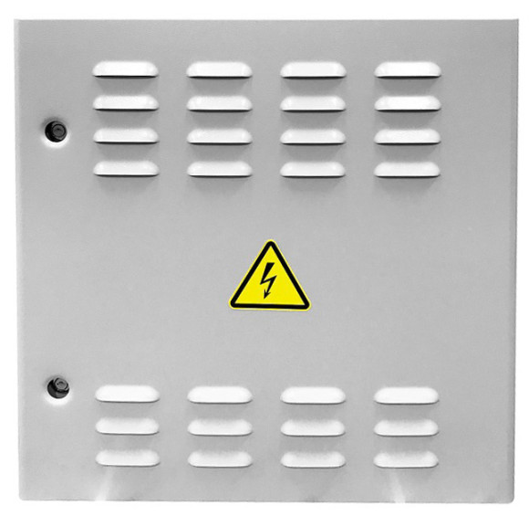 Шкаф коммутационный ЦМО (ШТВ-НН-12.6.5-4ААА-Т1) настенный 12U 620x530мм пер.дв.металл несъемн.бок.пан. 150кг серый 420мм 58кг 120град. 600мм IP54 IK10 металл уличный всепогодный антиванадальный с вентилятором с нагревателем укомплектованный