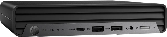 Неттоп HP Elite 600 G9 Mini i5 12500T (2) 8Gb SSD256Gb UHDG 770 Windows 11 Pro 64 GbitEth WiFi BT 90W kb мышь клавиатура черный (828S3AT)