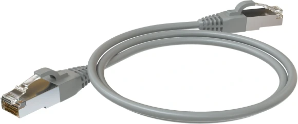Патч-корд Sysmatrix PC 4545.5ES26.2LSZHGY F/UTP RJ-45 вил.-вилка RJ-45 кат.5E 2м серый LSZH