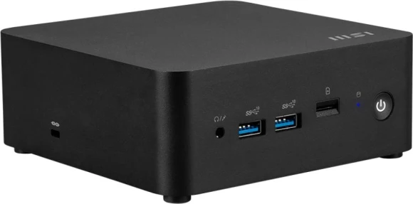 Неттоп MSI Cubi NUC 1M-043XRU Core 7 150U (1.8) 16Gb SSD512Gb Graphics CR без ОС 2xGbitEth WiFi BT 120W черный (9S6-B0B111-043)