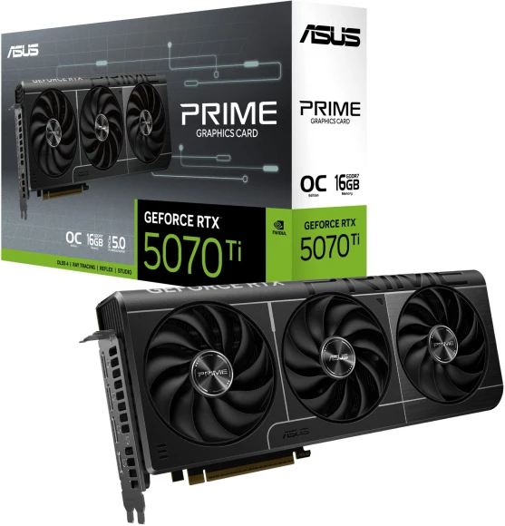 Видеокарта Asus PCI-E 5.0 TUF-RTX5070TI-O16G-GAMING NVIDIA GeForce RTX 5070TI 16Gb 256bit GDDR7 2588/28000 HDMIx2 DPx3 HDCP Ret