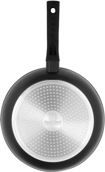Сковорода Rondell Buffalo RDA-1481 круглая 24см покрытие: Xylan Plus ручка несъемная (без крышки) черный