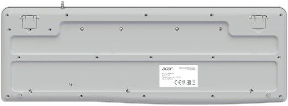 Клавиатура Acer OKW500 черный USB Multimedia (ZL.KBDEE.01T) кабель 1.8м
