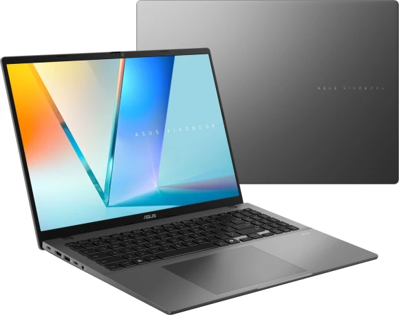 Ноутбук Asus VivoBook S16 M3607HA-RP244 Ryzen 7 260 32Gb SSD512Gb AMD Radeon 780M 16" IPS WUXGA (1920x1200) без ОС grey WiFi BT Cam (90NB16F1-M00ES0)